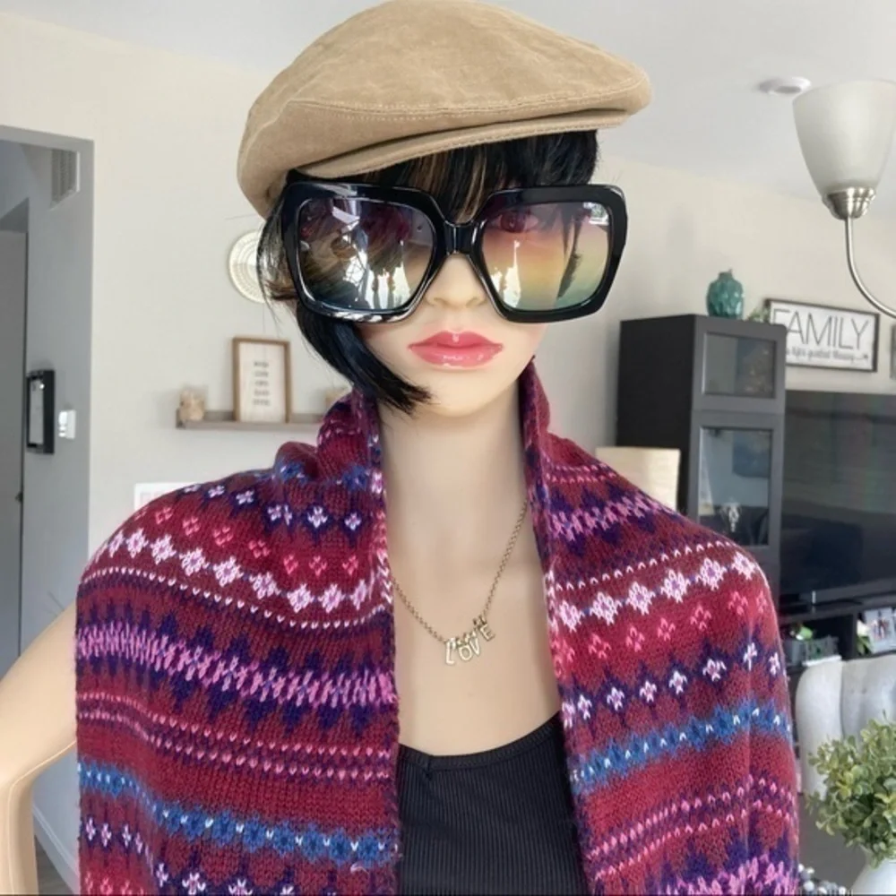 💋 SO Kohl’s fairisle infinity knit winter ski scarf 🧣